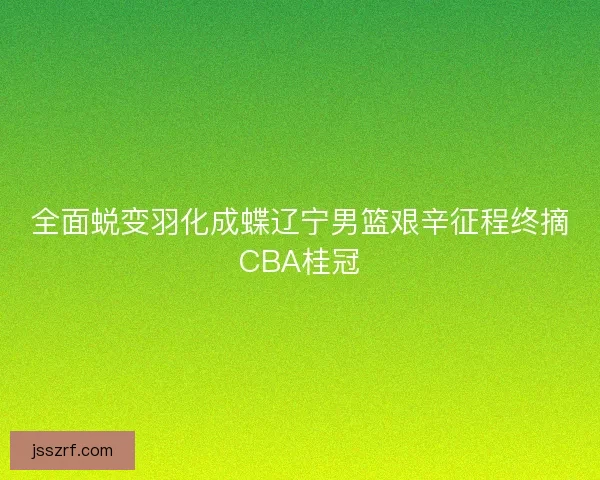 全面蜕变羽化成蝶辽宁男篮艰辛征程终摘CBA桂冠 全面蜕变羽化成蝶辽宁男篮艰辛征程终摘CBA桂冠